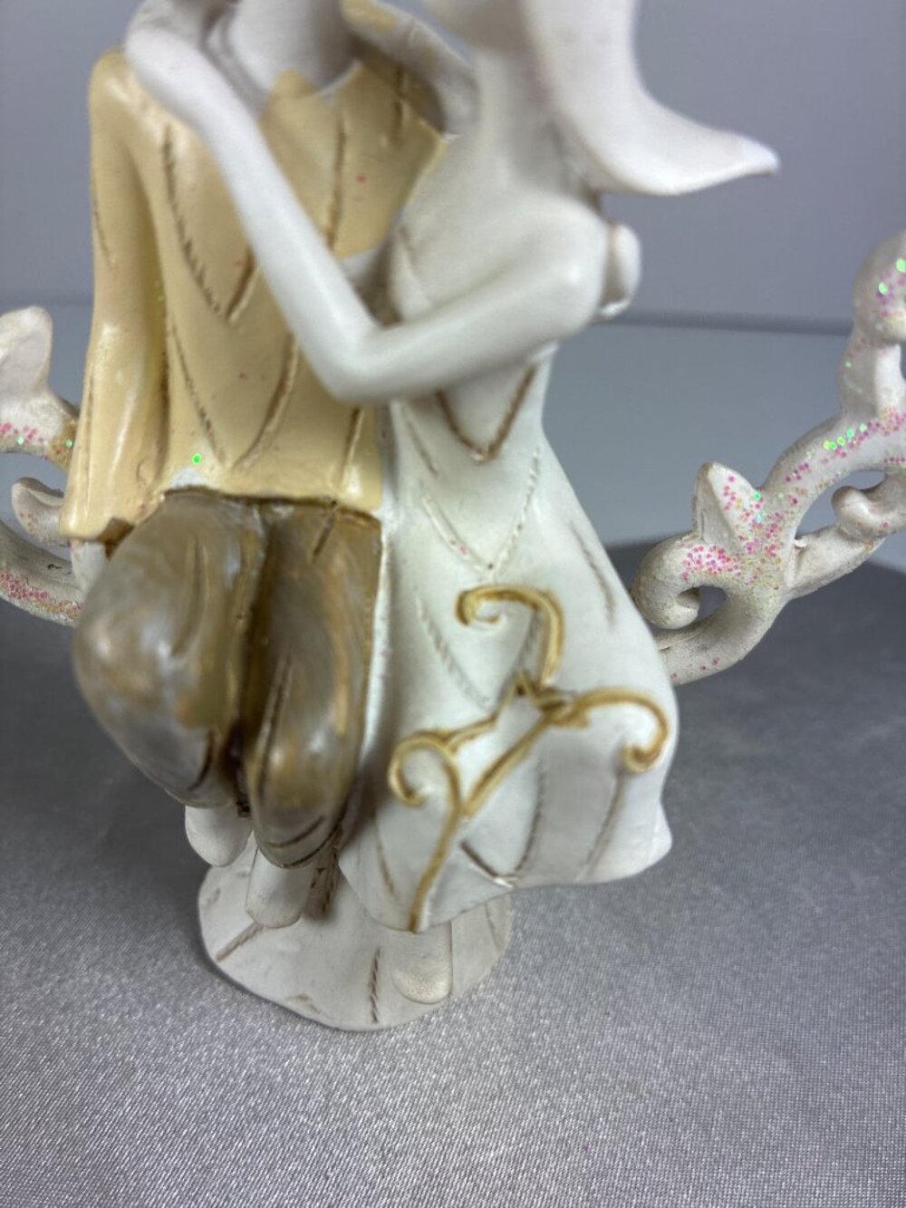 Romantic Couple Figurine Wedding Anniversary Engagement Love Decor 5" - Picture 9 of 10